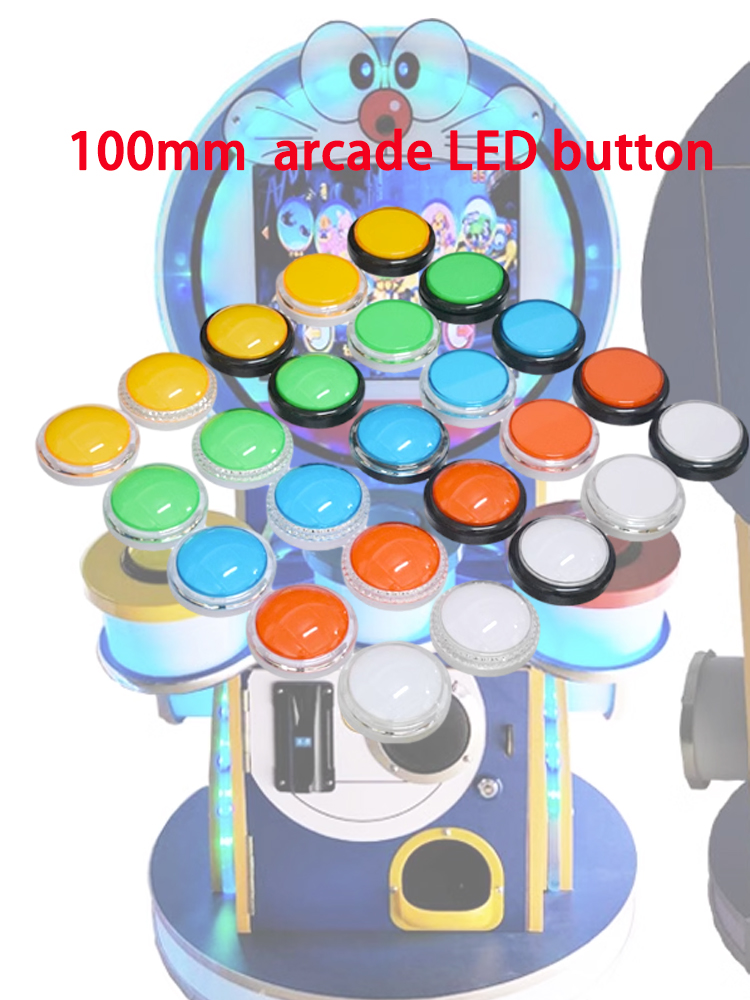Arcade Game Jackpot - Pulsante LED Arcade 12V, Pulsante Rotondo