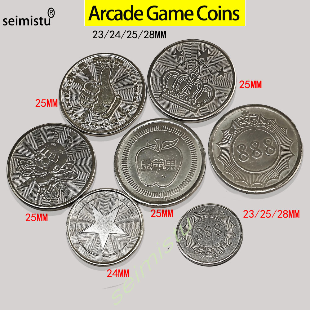 Arcade Vending & Laundry - 100 pezzi di gettoni in acciaio