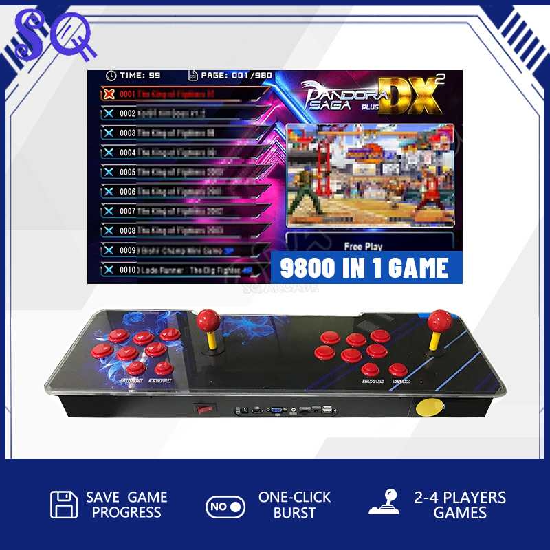 Pandora Saga DX 9800 Giochi ar - Trackball Controller Arcade recensione e prezzo